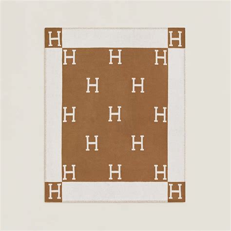 hermes checkered blanket|Hermes blanket price.